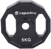 Guma padengtas svoris 30mm inSPORTline Ruberton 5kg 2