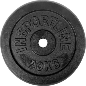 Plieninis svoris grifui 30mm inSPORTline 20kg pagrindinė