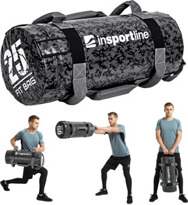 Jėgos maišas su rankenomis inSPORTline FitBag Camu 25kg