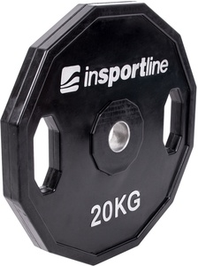 Guma padengtas svoris 30mm inSPORTline Ruberton 20kg pagrindinė