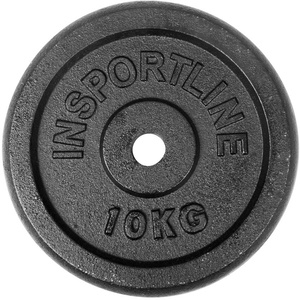 Plieninis svoris grifui 30mm inSPORTline 10kg pagrindinė