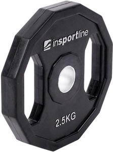 Guma padengtas svoris 30mm inSPORTline Ruberton 2,5kg pagrindinė