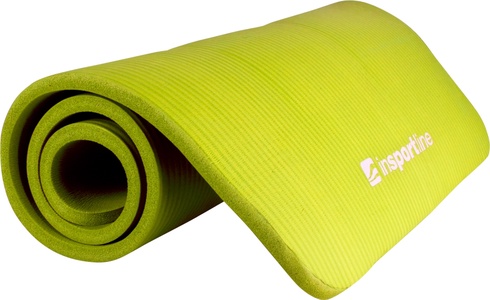 Kilimėlis treniruotėms inSPORTline Fity 140x60x1.5cm - Green Yelow