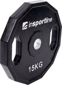 Guma padengtas svoris 30mm inSPORTline Ruberton 15kg