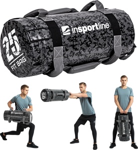 Jėgos maišas su rankenomis inSPORTline FitBag Camu 25kg