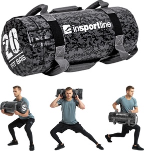 Jėgos maišas su rankenomis inSPORTline FitBag Camu 20kg