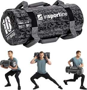 Jėgos maišas su rankenomis inSPORTline FitBag Camu 10kg