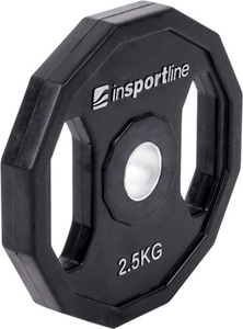 Guma padengtas svoris 30mm inSPORTline Ruberton 2,5kg